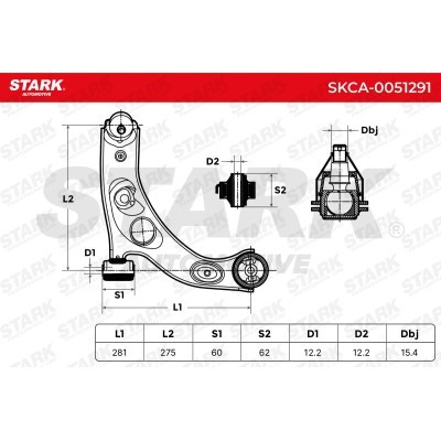 Control Arm Stark SKCA-0051291 SKCA-0051291 - photo 8