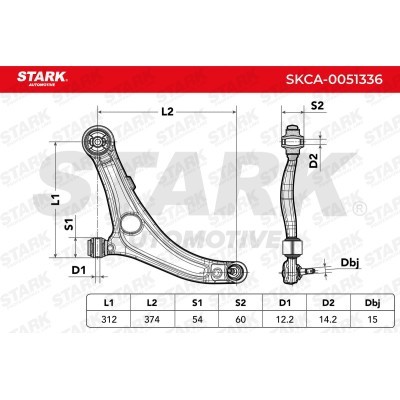 Control Arm Stark SKCA-0051336 SKCA-0051336 - photo 5