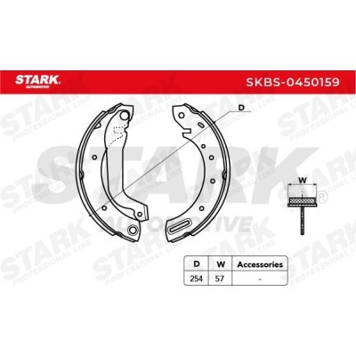 Brake Pads Set Stark SKBS-0450159 SKBS-0450159 - photo 5