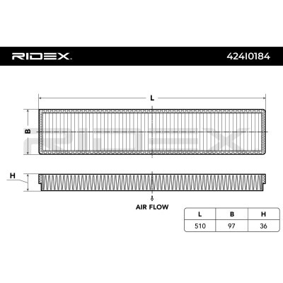Cabin Air Filter RIDEX 424I0184 424I0184 - photo 3