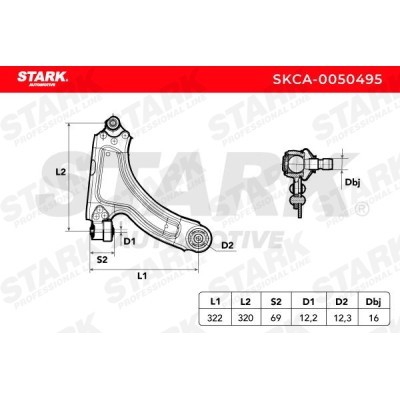 Control Arm Stark SKCA-0050495 SKCA-0050495 - photo 7