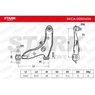 Control Arm Stark SKCA-0050434 SKCA-0050434 - photo 4