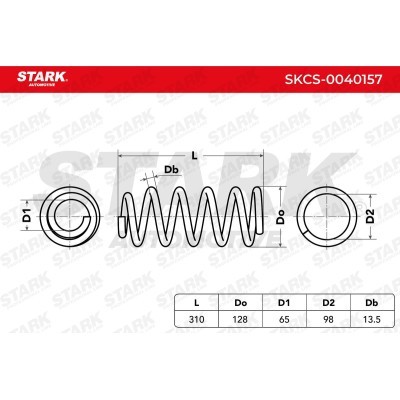 Suspension Spring Stark SKCS-0040157 SKCS-0040157 - photo 6