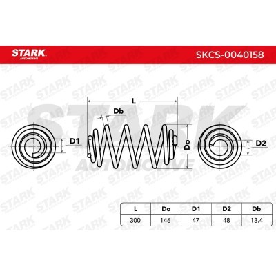 Suspension Spring Stark SKCS-0040158 SKCS-0040158 - photo 6