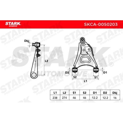 Control Arm Stark SKCA-0050203 SKCA-0050203 - photo 3
