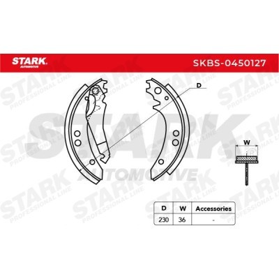 Brake Pads Set Stark SKBS-0450127 SKBS-0450127 - photo 5