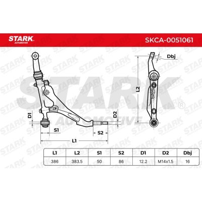 Control Arm Stark SKCA-0051061 SKCA-0051061 - photo 5