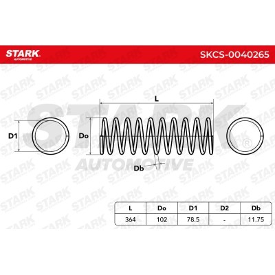 Suspension Spring Stark SKCS-0040265 SKCS-0040265 - photo 5