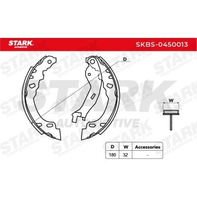 Brake Pads Set Stark SKBS-0450013 SKBS-0450013 - photo 4