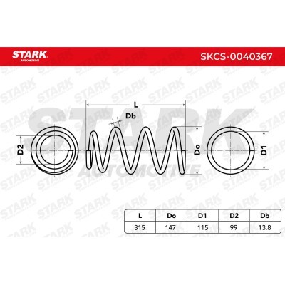 Suspension Spring Stark SKCS-0040367 SKCS-0040367 - photo 6
