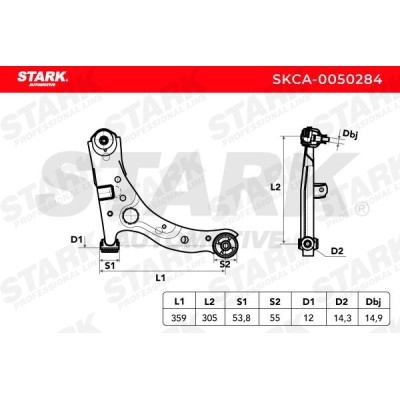 Control Arm Stark SKCA-0050284 SKCA-0050284 - photo 4