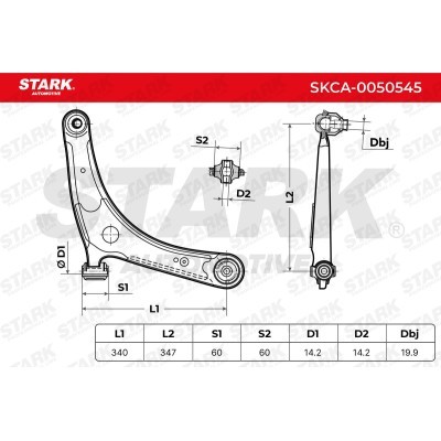 Control Arm Stark SKCA-0050545 SKCA-0050545 - photo 9