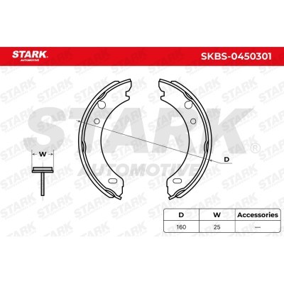 Brake Pads Set Stark SKBS-0450301 SKBS-0450301 - photo 5