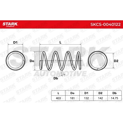 Suspension Spring Stark SKCS-0040122 SKCS-0040122 - photo 4