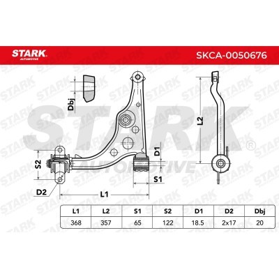 Control Arm Stark SKCA-0050676 SKCA-0050676 - photo 5