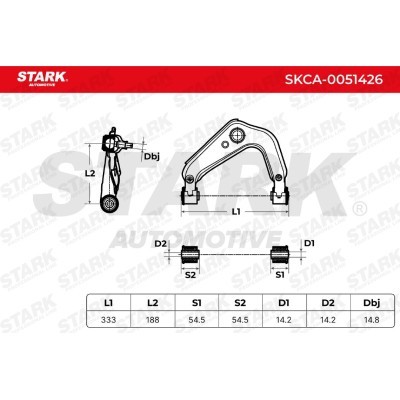 Control Arm Stark SKCA-0051426 SKCA-0051426 - photo 6