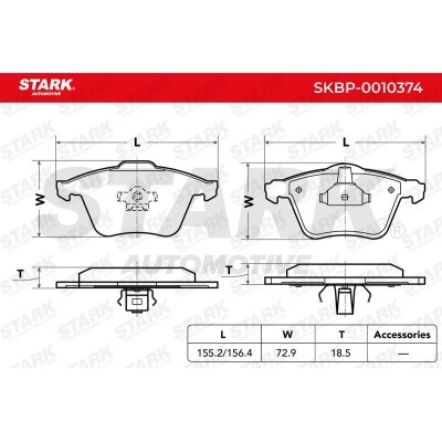 Brake Pads Set Stark SKBP-0010374 SKBP-0010374 - photo 2