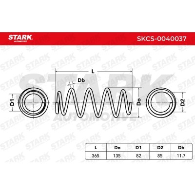Suspension Spring Stark SKCS-0040037 SKCS-0040037 - photo 6