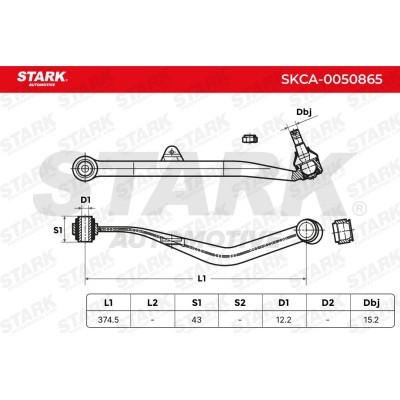 Control Arm Stark SKCA-0050865 SKCA-0050865 - photo 6