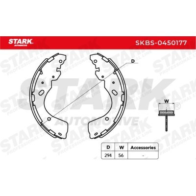 Brake Pads Set Stark SKBS-0450177 SKBS-0450177 - photo 5