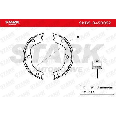 Brake Pads Set Stark SKBS-0450092 SKBS-0450092 - photo 3