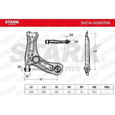 Control Arm Stark SKCA-0050708 SKCA-0050708 - photo 5