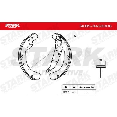 Brake Pads Set Stark SKBS-0450006 SKBS-0450006 - photo 6