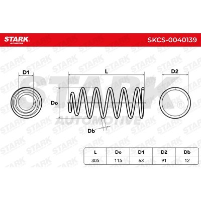 Suspension Spring Stark SKCS-0040139 SKCS-0040139 - photo 6