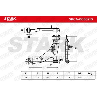 Control Arm Stark SKCA-0050210 SKCA-0050210 - photo 3