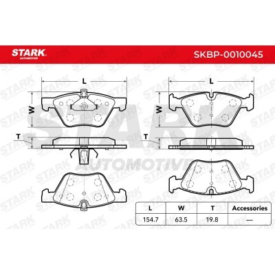 Brake Pads Set Stark SKBP-0010045 SKBP-0010045 - photo 4