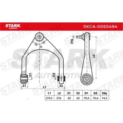 Control Arm Stark SKCA-0050494 SKCA-0050494 - photo 3