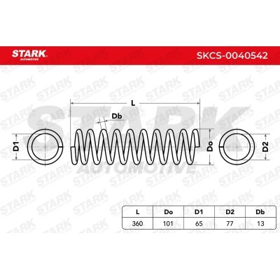 Suspension Spring Stark SKCS-0040542 SKCS-0040542 - photo 2