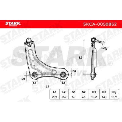 Control Arm Stark SKCA-0050862 SKCA-0050862 - photo 6