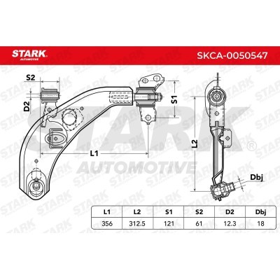 Control Arm Stark SKCA-0050547 SKCA-0050547 - photo 4