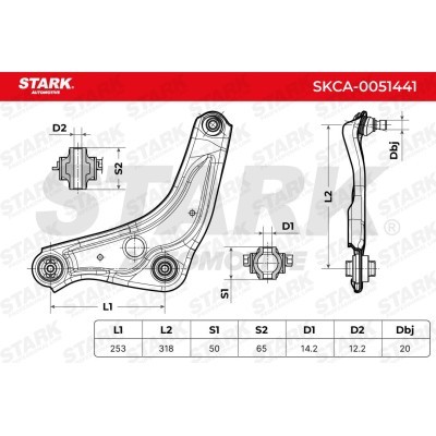 Control Arm Stark SKCA-0051441 SKCA-0051441 - photo 7