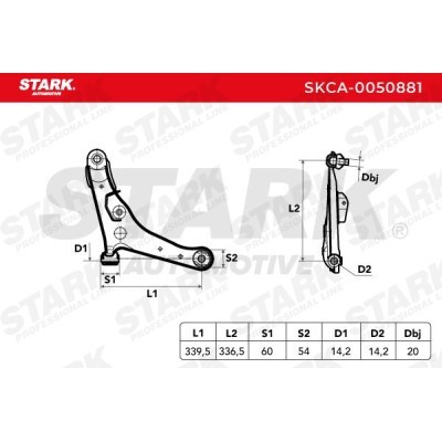 Control Arm Stark SKCA-0050881 SKCA-0050881 - photo 7