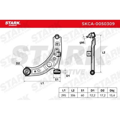 Control Arm Stark SKCA-0050309 SKCA-0050309 - photo 3