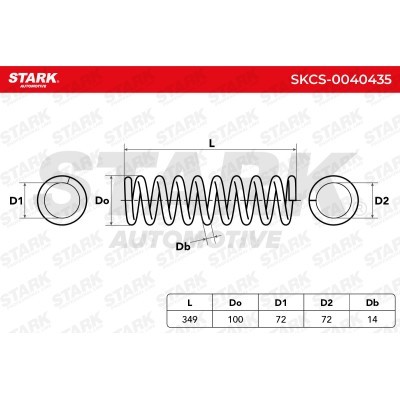 Suspension Spring Stark SKCS-0040435 SKCS-0040435 - photo 5