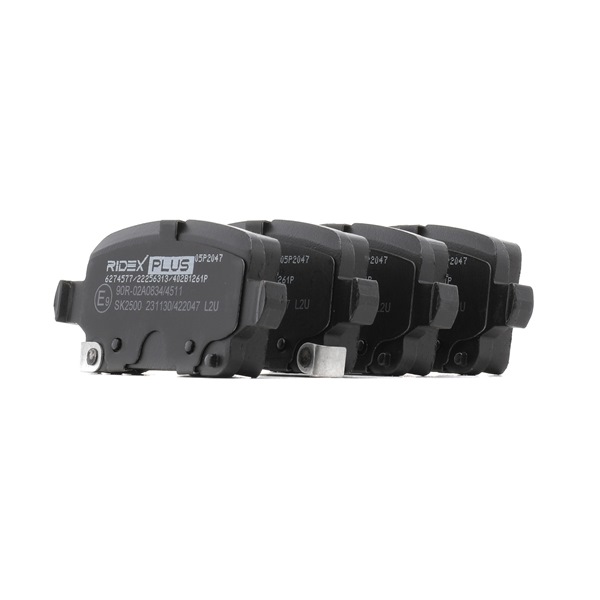 Brake Pads Set RIDEX 402B1261P 402B1261P - photo 1