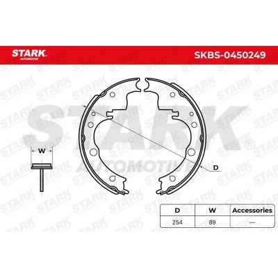 Brake Pads Set Stark SKBS-0450249 SKBS-0450249 - photo 5