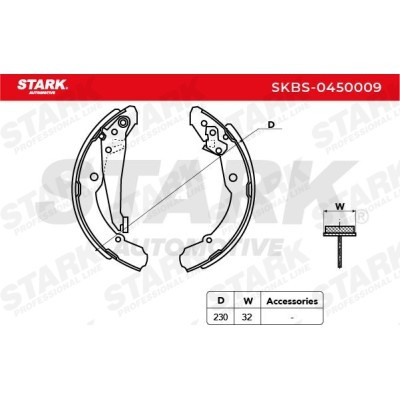 Brake Pads Set Stark SKBS-0450009 SKBS-0450009 - photo 4