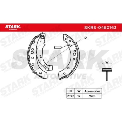 Brake Pads Set Stark SKBS-0450163 SKBS-0450163 - photo 5