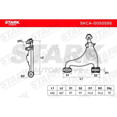 Control Arm Stark SKCA-0050595 SKCA-0050595 - photo 3