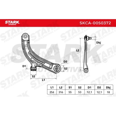 Control Arm Stark SKCA-0050372 SKCA-0050372 - photo 3