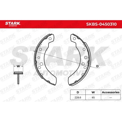 Brake Pads Set Stark SKBS-0450310 SKBS-0450310 - photo 5