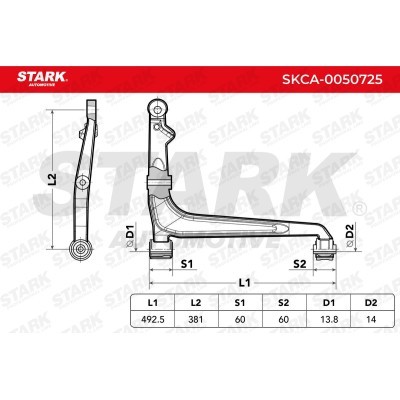 Control Arm Stark SKCA-0050725 SKCA-0050725 - photo 7