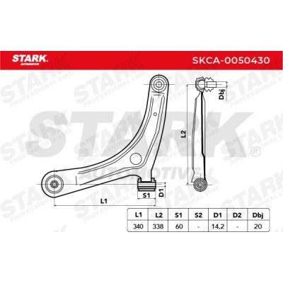 Control Arm Stark SKCA-0050430 SKCA-0050430 - photo 3