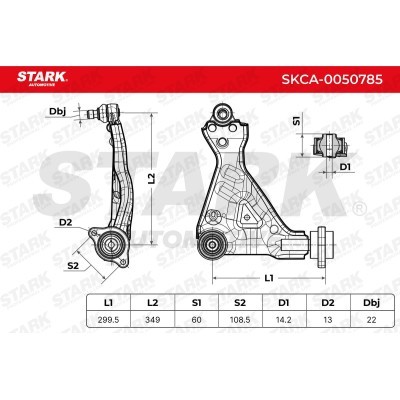 Control Arm Stark SKCA-0050785 SKCA-0050785 - photo 8