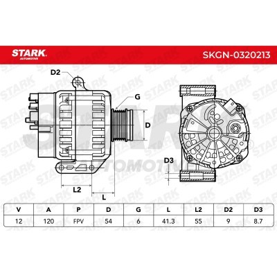 Alternator Stark SKGN-0320213 SKGN-0320213 - photo 9