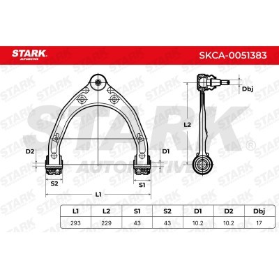 Control Arm Stark SKCA-0051383 SKCA-0051383 - photo 6
